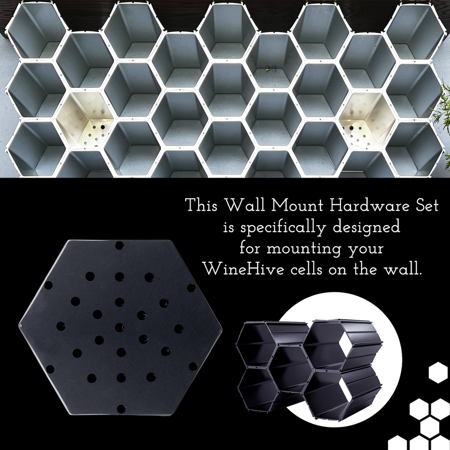 5-Cell Wall Mount Hardware